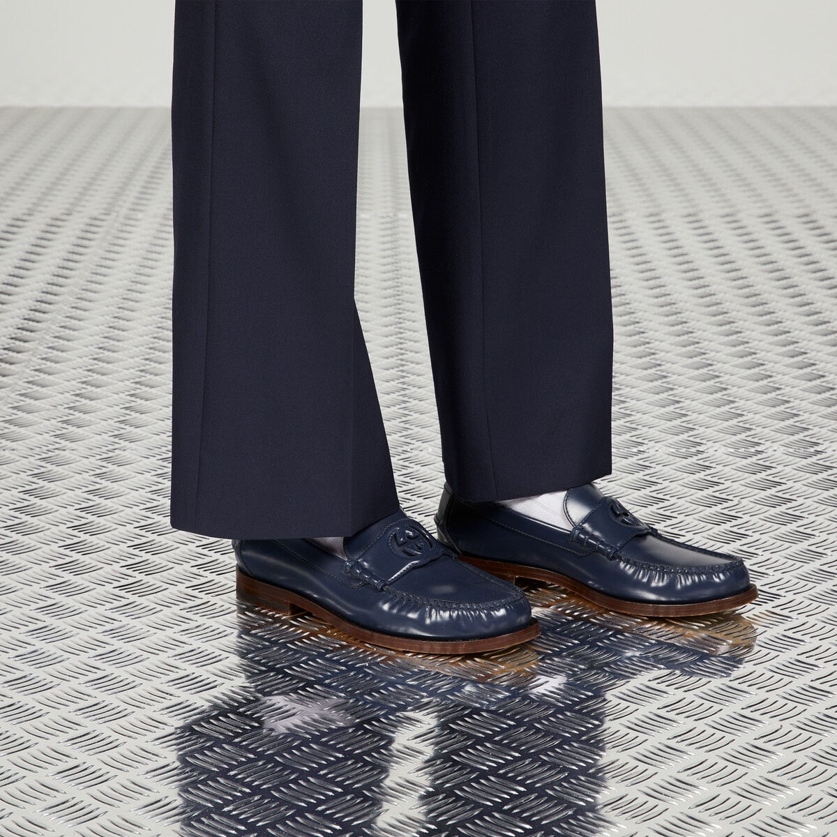 Men's Interlocking G mocassin - 3