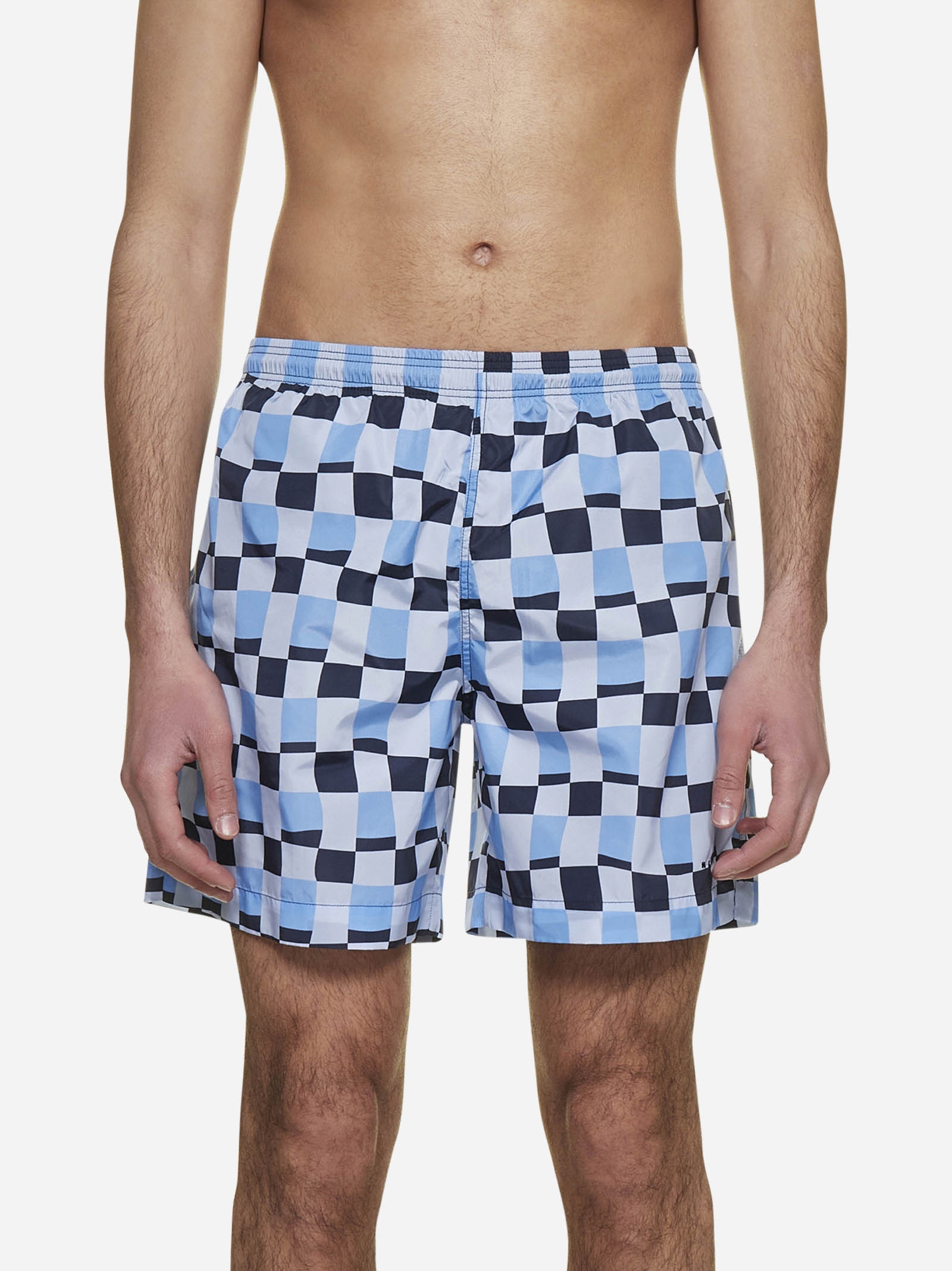 Printed nylon swim shorts - 2