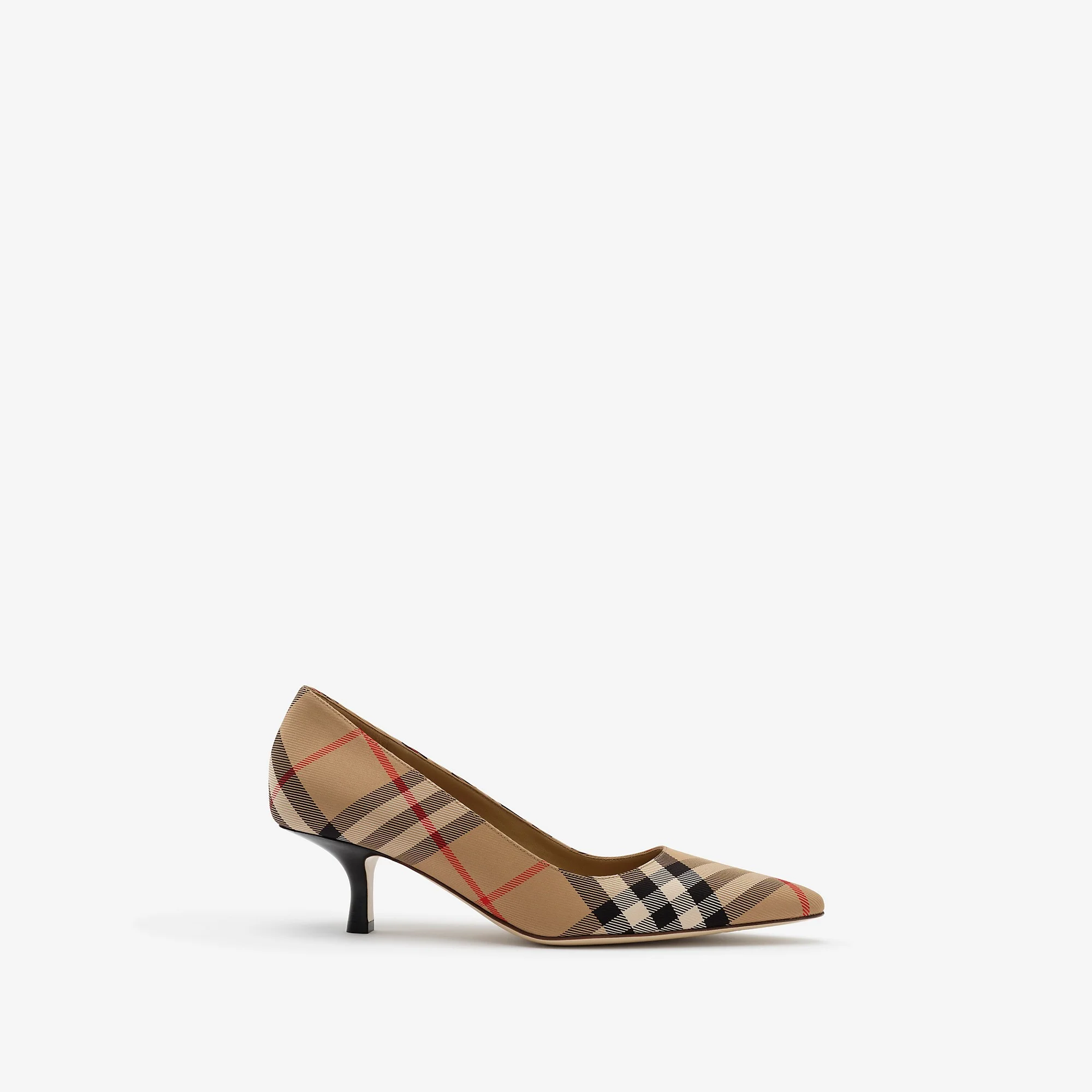 Check Dame Low Pumps - 1