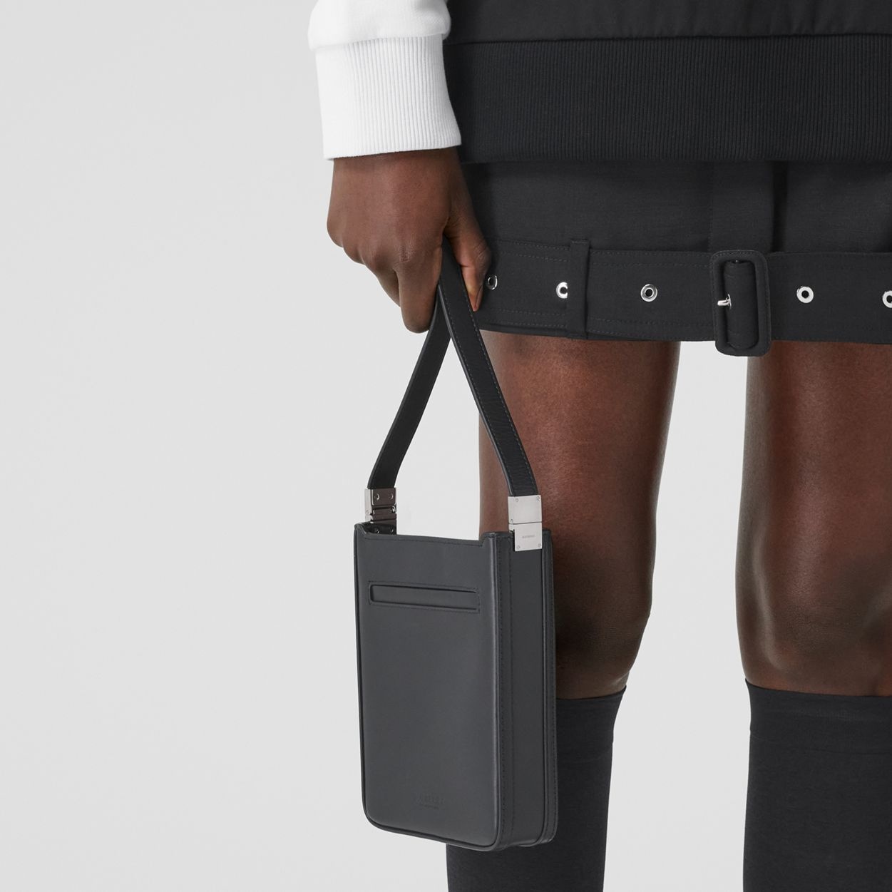 Mini Leather Olympia Crossbody Tote - 12
