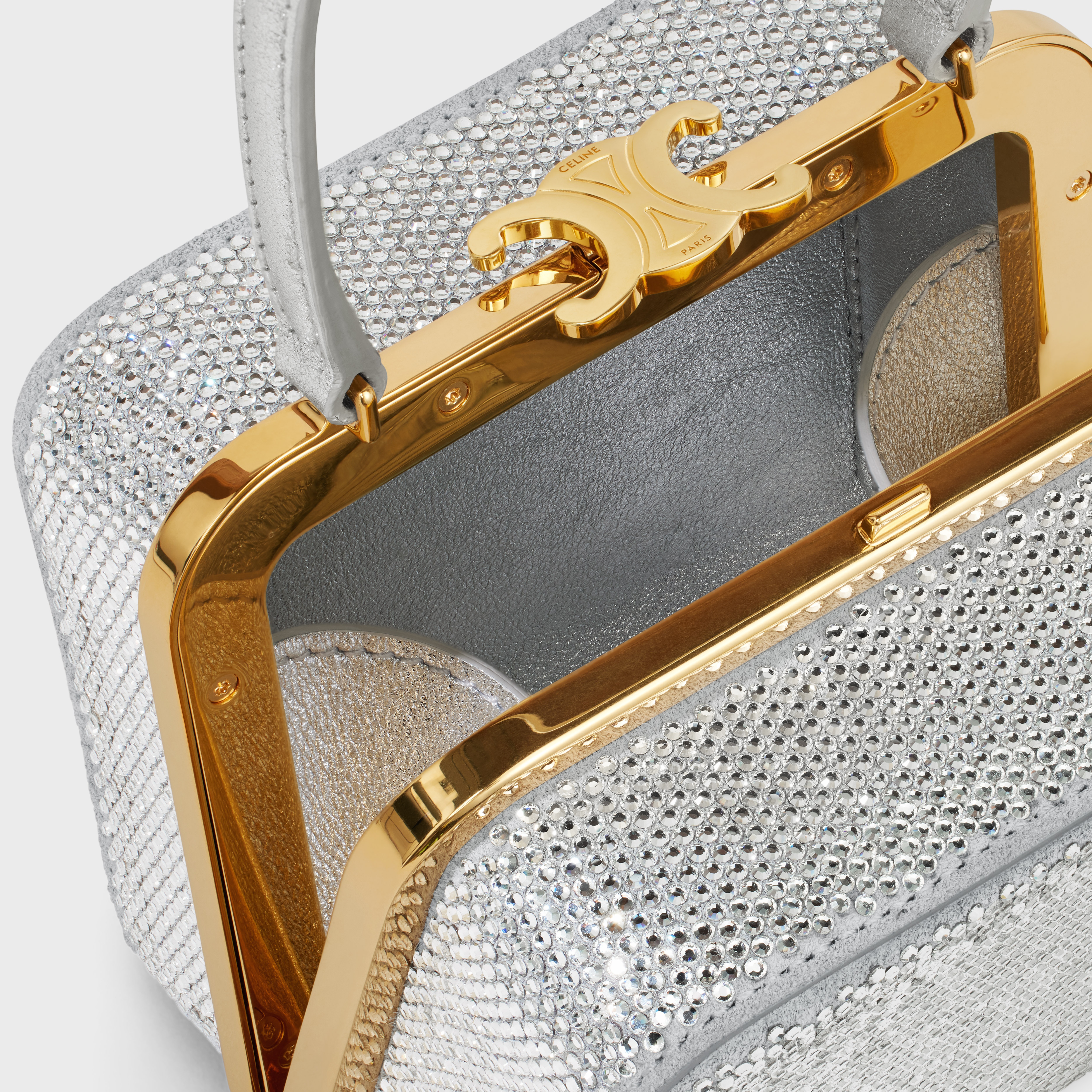 CELINE LANA MINAUDIERE in SUEDE CALFSKIN WITH STRASS - 4
