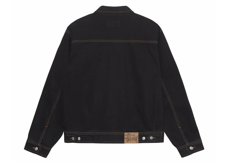 Stüssy Stussy Denim Zip Work Jacket Washed Black outlook