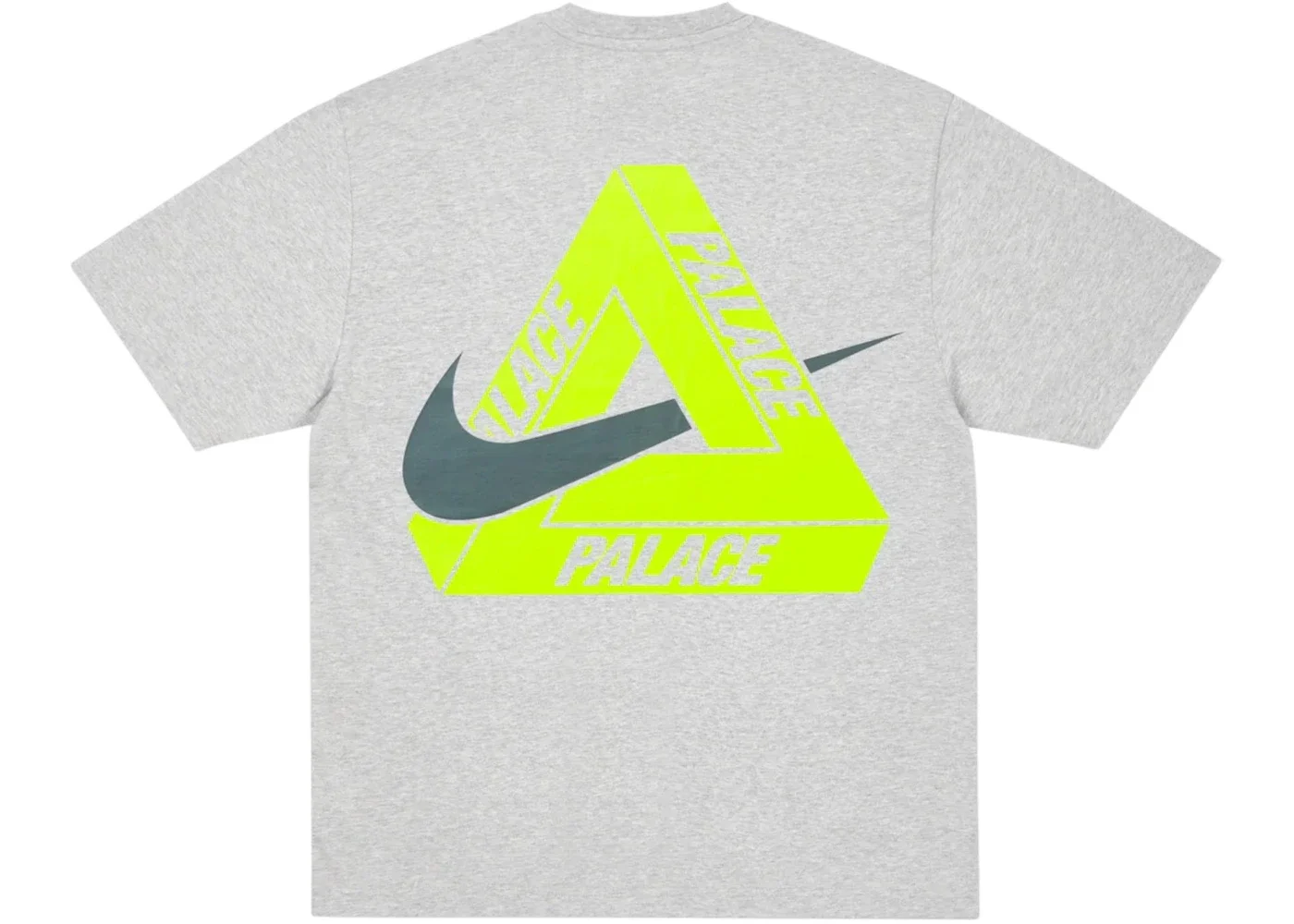 Palace x Nike Tri Swoosh T-Shirt Grey Marl - 1