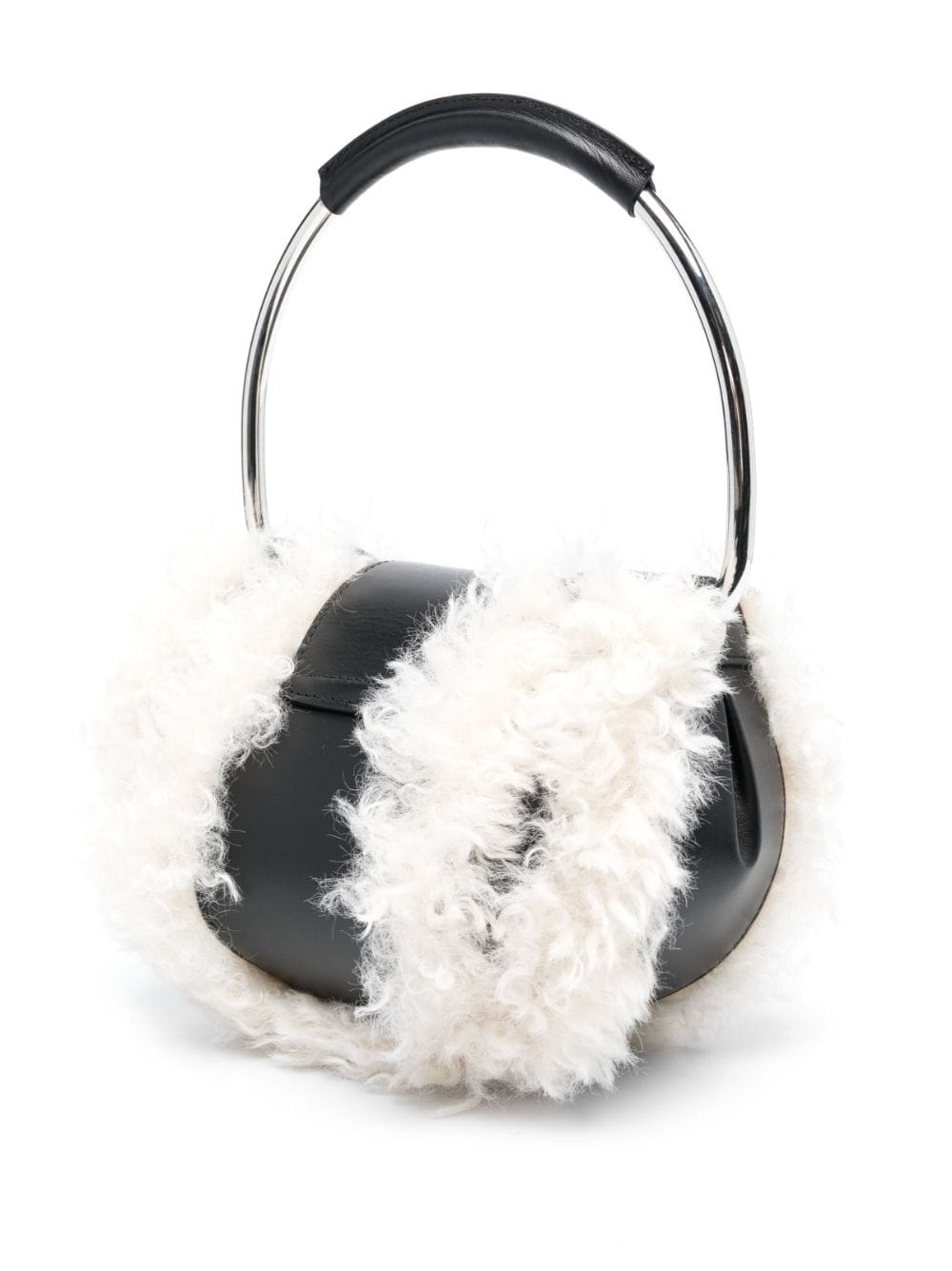 logo-plaque leather tote bag - 3