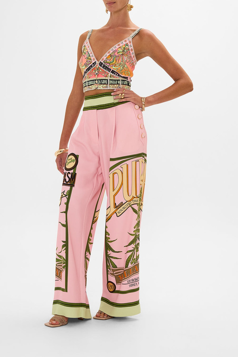 WIDE LEG PANT WITH BUTTONS 4