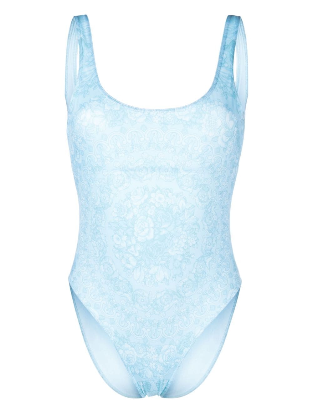 Barocco-print swimsuit - 1