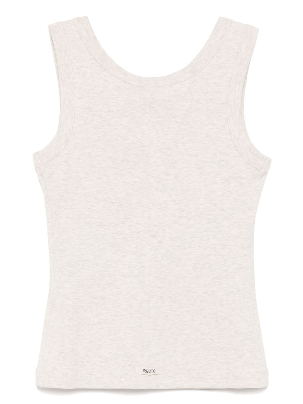 jersey scoop-neck tank top - 2