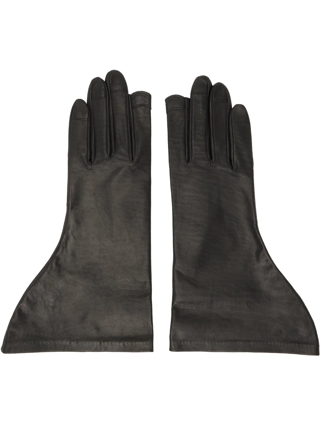Black Tower Flared Gloves - 1