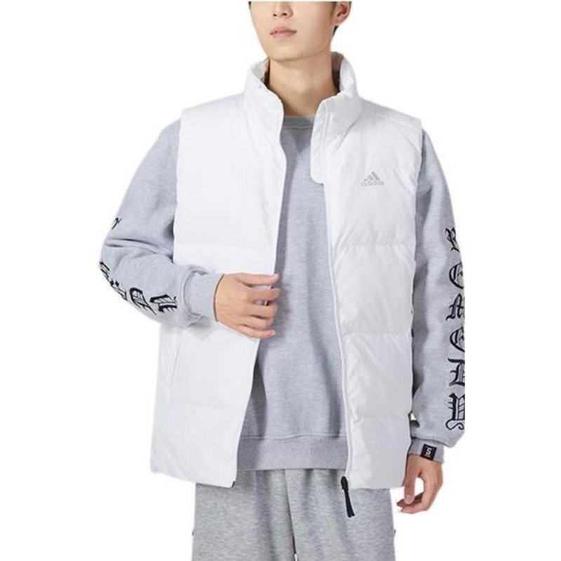 adidas adidas Down Vests 'White' HN4406 outlook