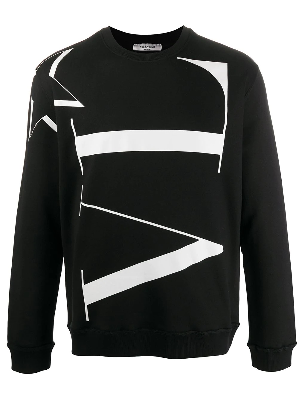 VLTN logo print sweatshirt - 1