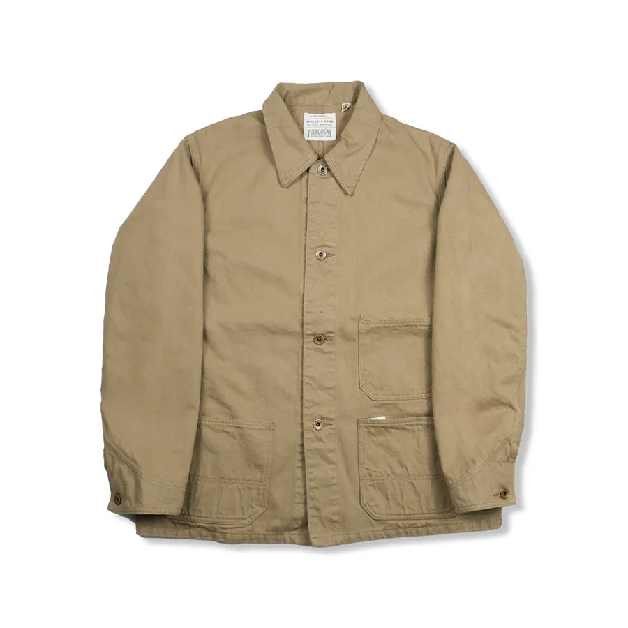 2015BE Chore Jacket Beige Denim - 1