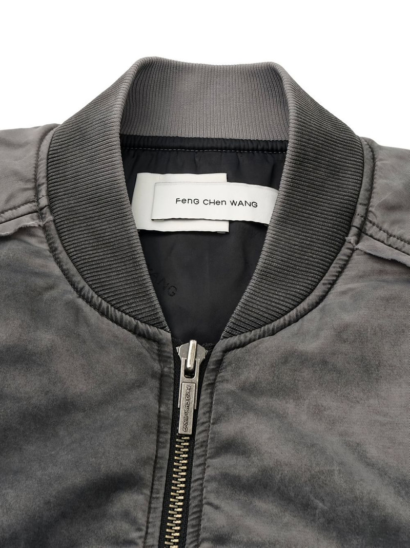 flap-pocket zip-fastening logo-detailjacket 5