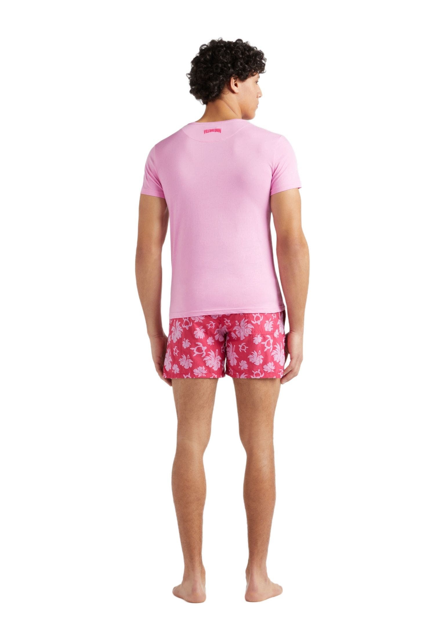 Vilebrequin Unisex Turtle Heart Flocked T-Shirt in Petunia at Nordstrom - 2