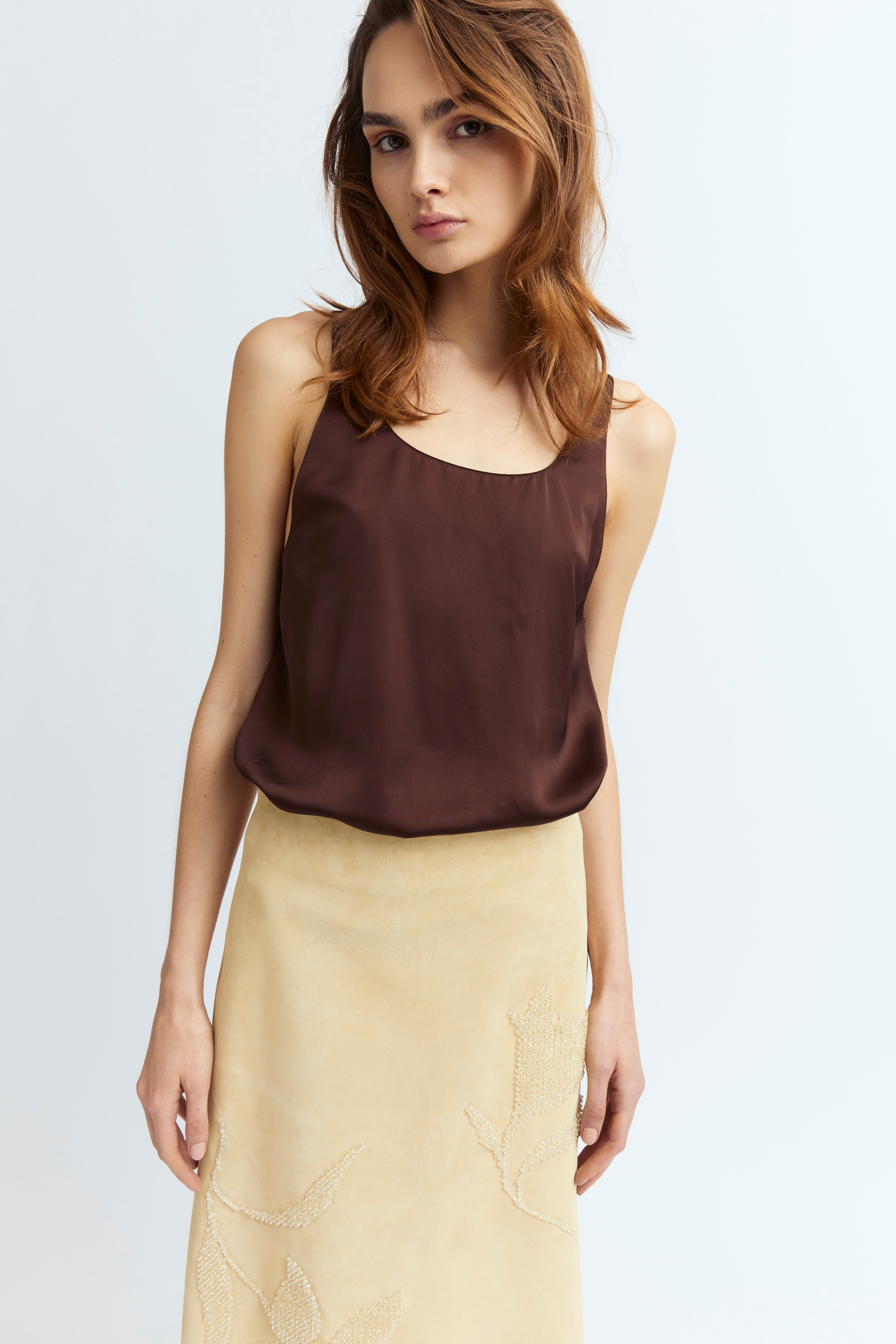 GILDA TOP IN SATIN - 2