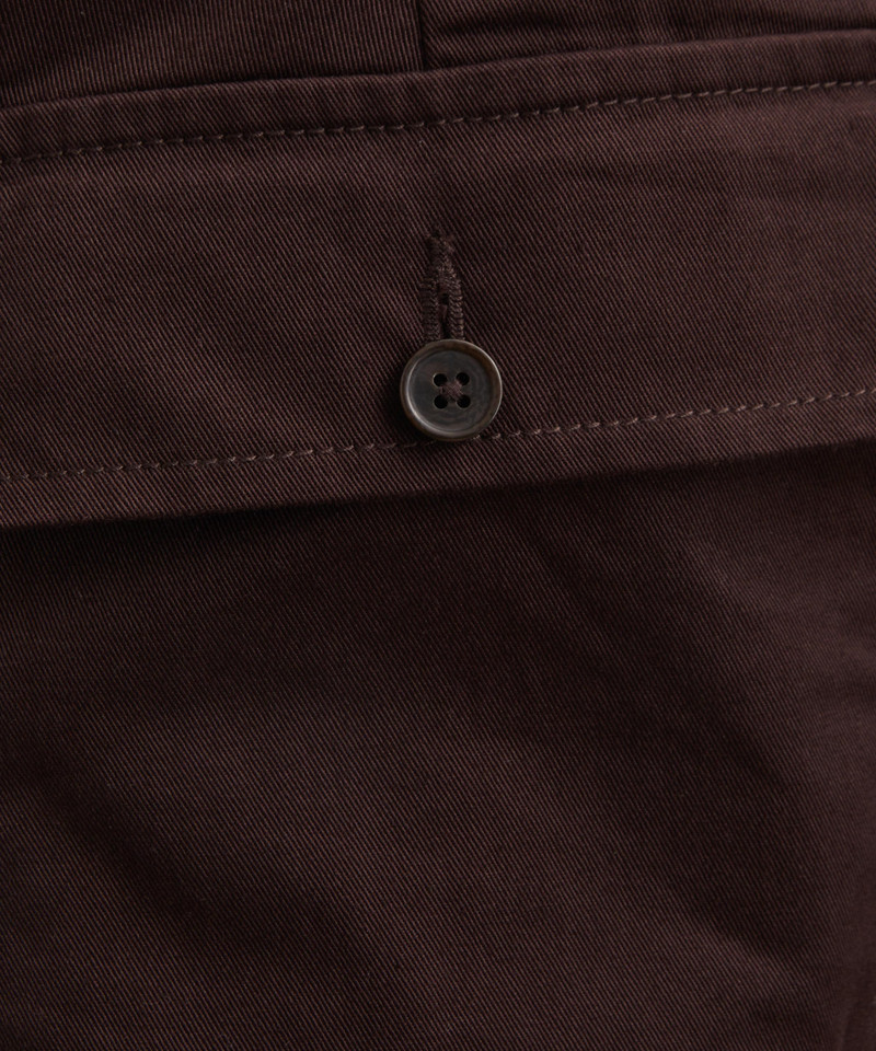 Brown Twill Drizzy Trousers 5