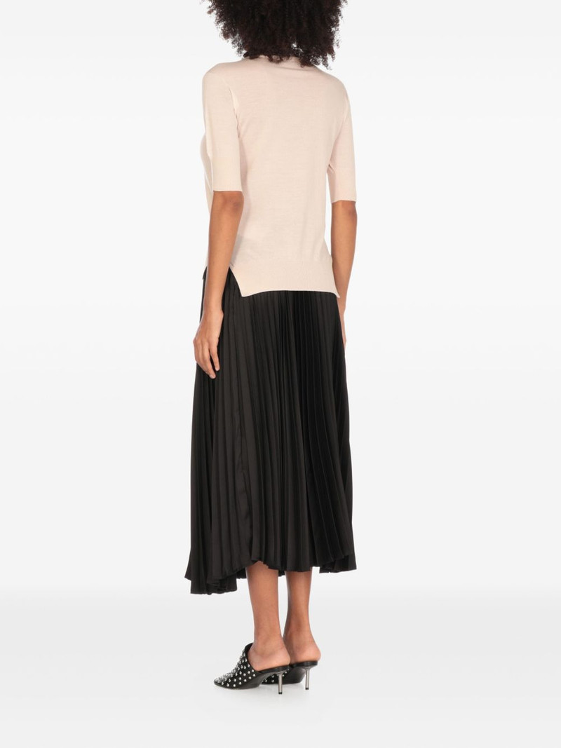 high-neck short-sleeves sweater 4