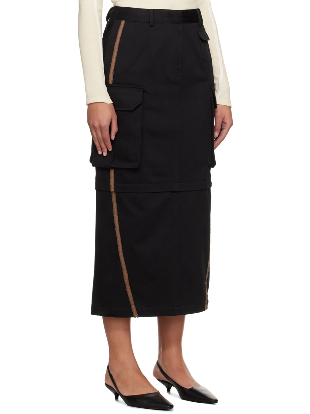 Black Joel Maxi Skirt - 2