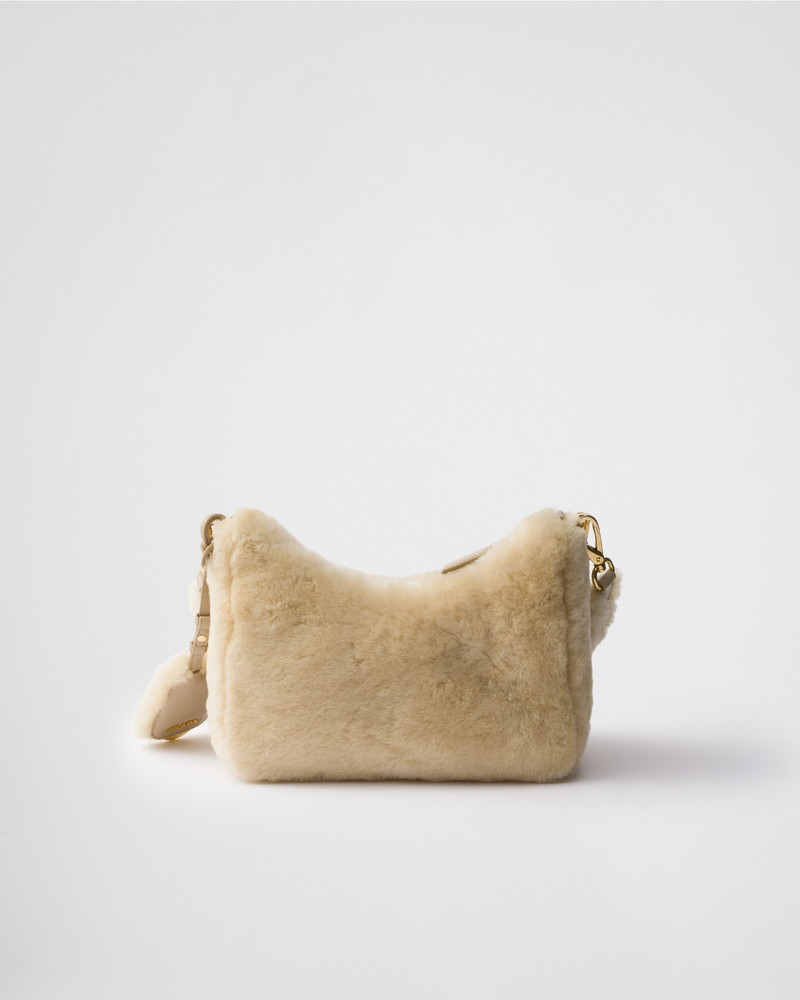Prada Re-Edition shearling mini-bag 4