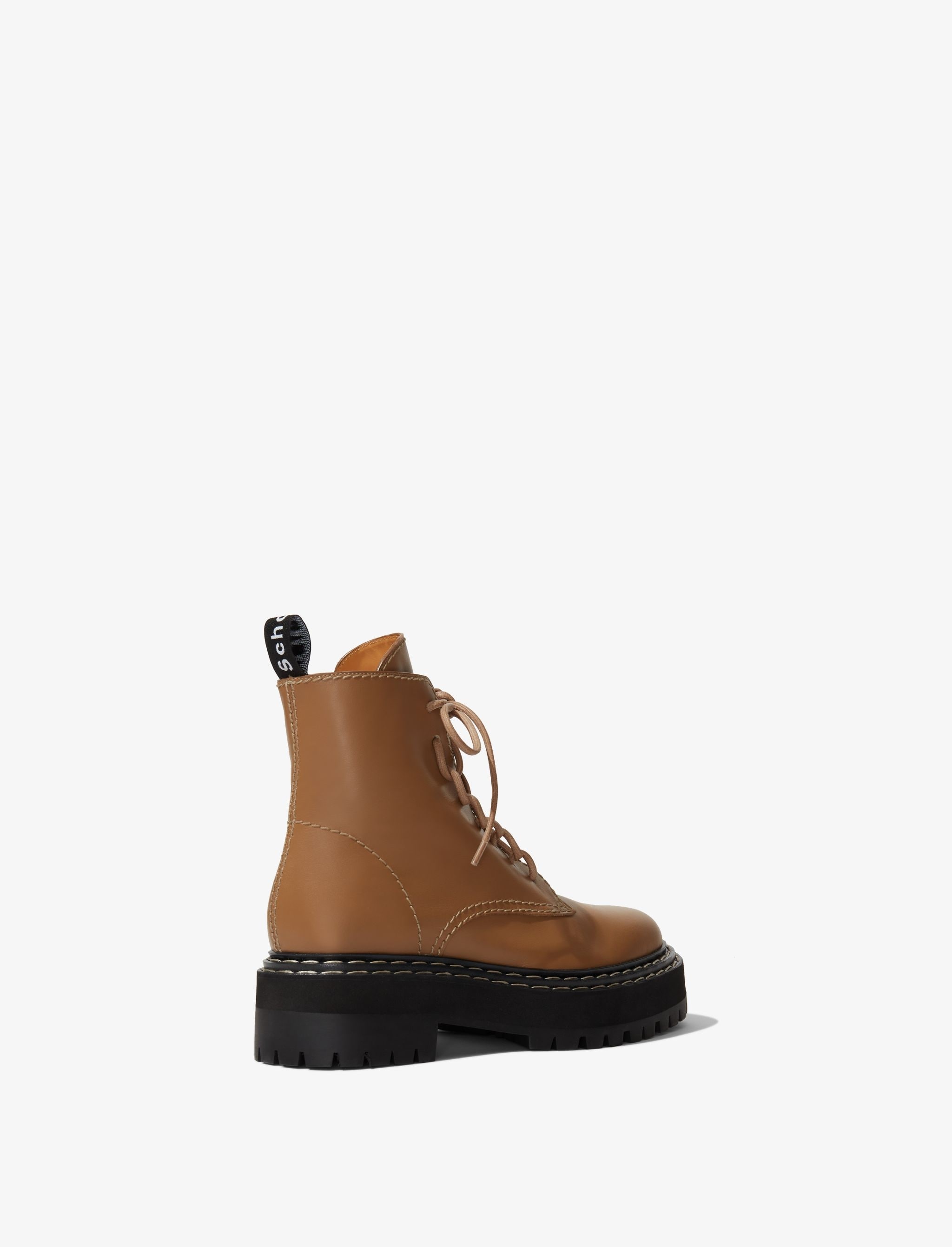 Lug Sole Combat Boots - 3