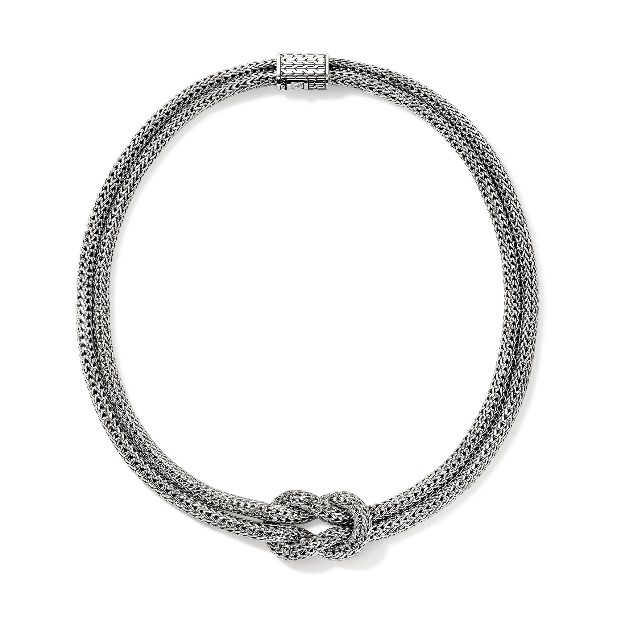 Love Knot Necklace, Sterling Silver, 10MM - 1