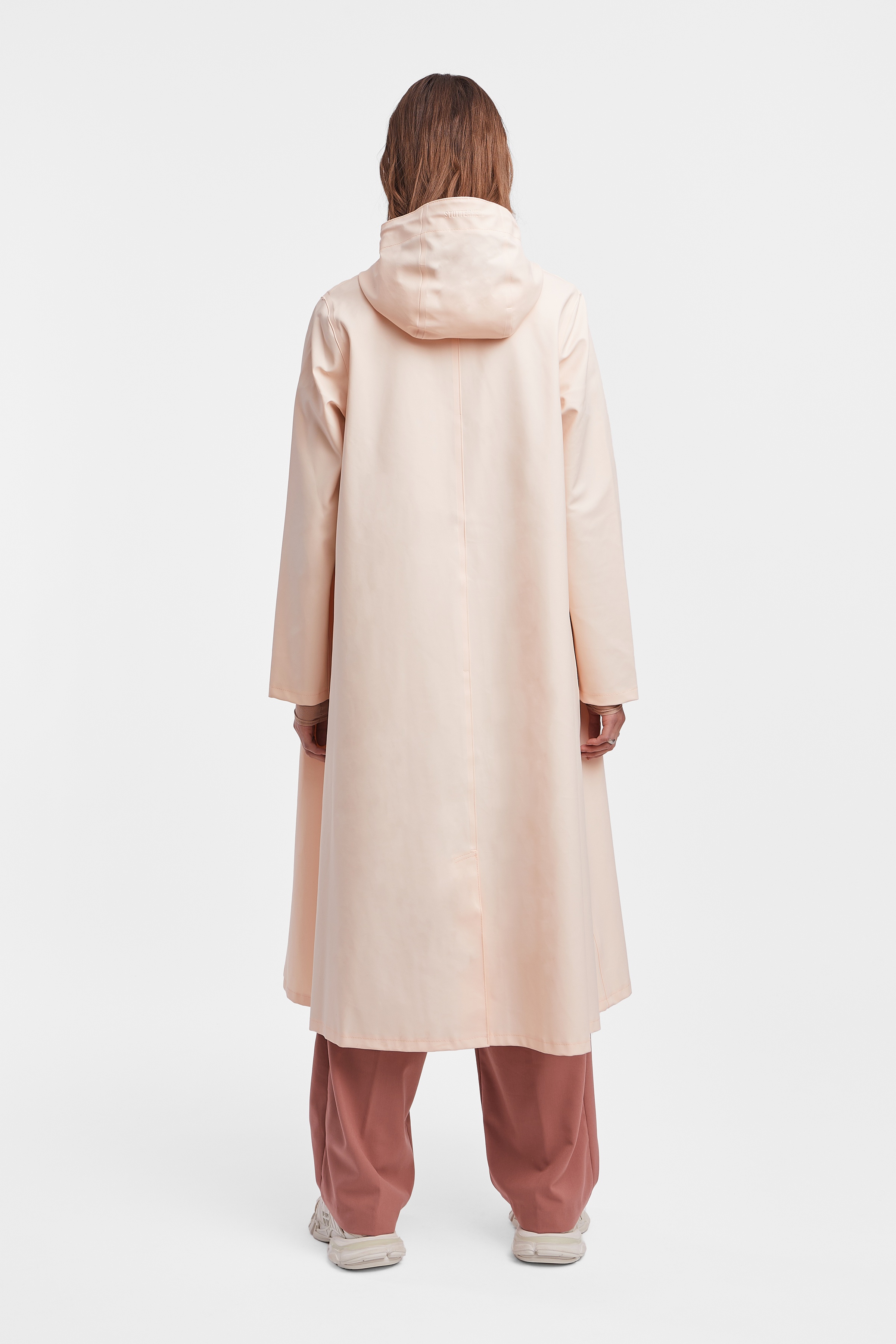 Mosebacke Long Raincoat Peach - 4