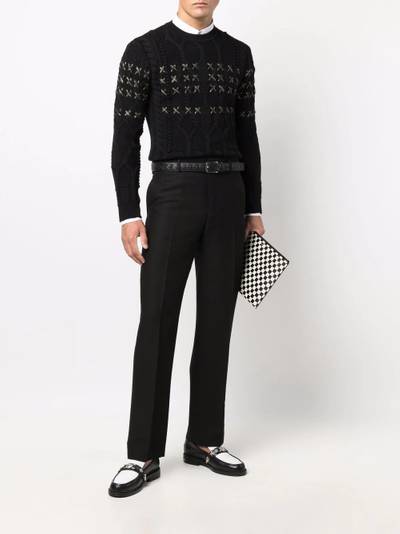 SAINT LAURENT long-sleeve knitted jumper outlook