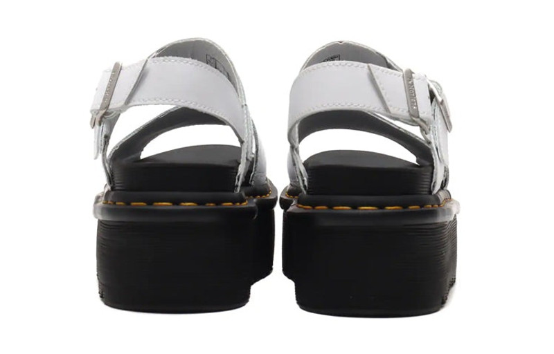 Dr. Martens (WMNS) Dr. Martens Voss Leather Thick Bottom Sandals White 26725100 outlook