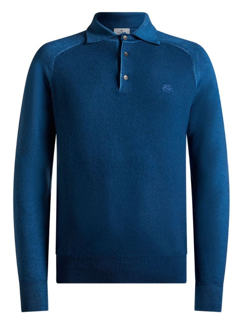 Pegaso-motif polo shirt 1