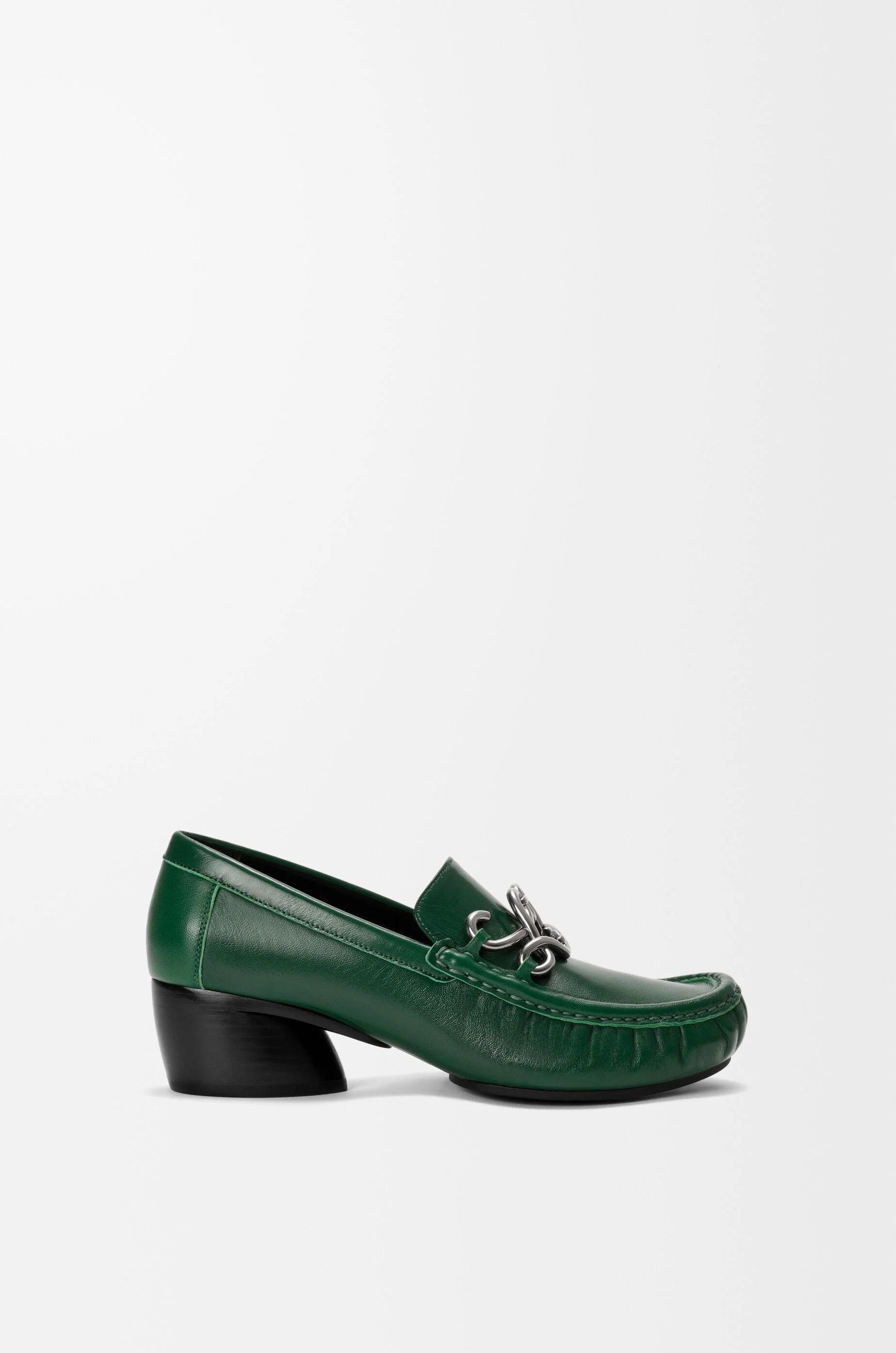 Oval Double L loafer in soft calfskin - 1