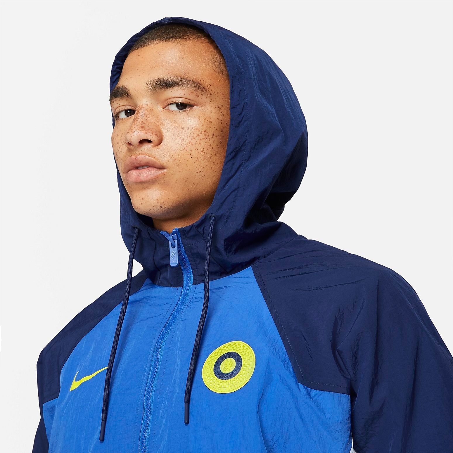 Nike Chelsea FC 21/22 NSW Hooded Jacket 'Game Royal Opti Yellow' DA4497-408 - 4