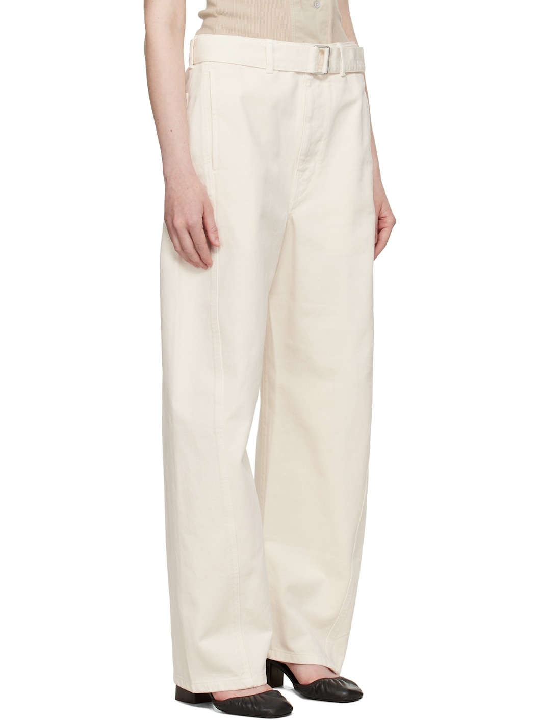 Off-White Twisted Belted Jeans - 2