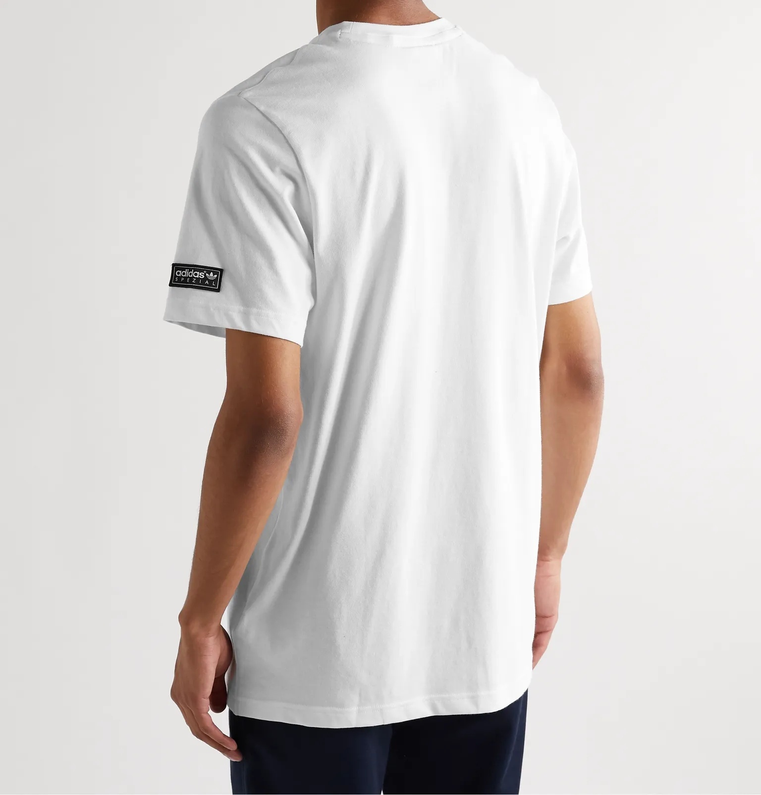 SPEZIAL Appliquéd Logo-Print Cotton-Blend Jersey T-Shirt - 4