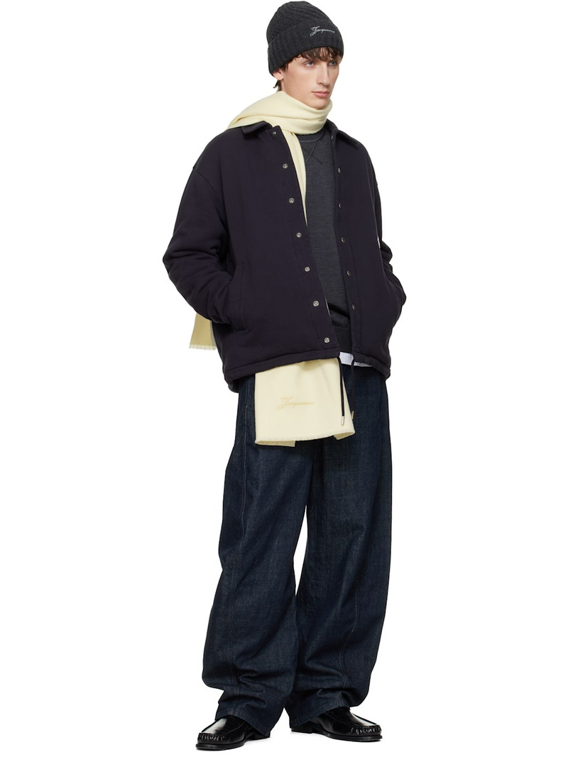 JACQUEMUS Yellow 'The Tailleur' Scarf outlook