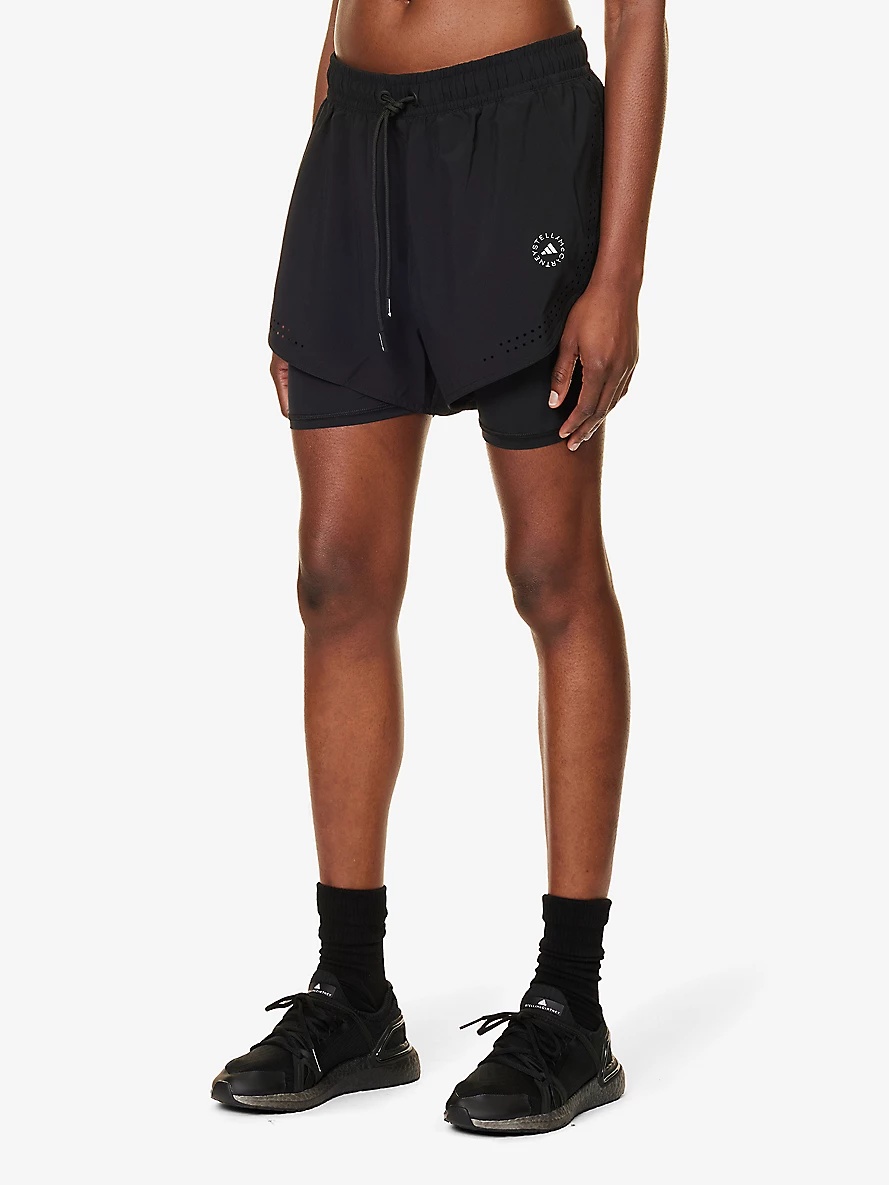TruePurpose 2in1 stretch-recycled polyester shorts - 3