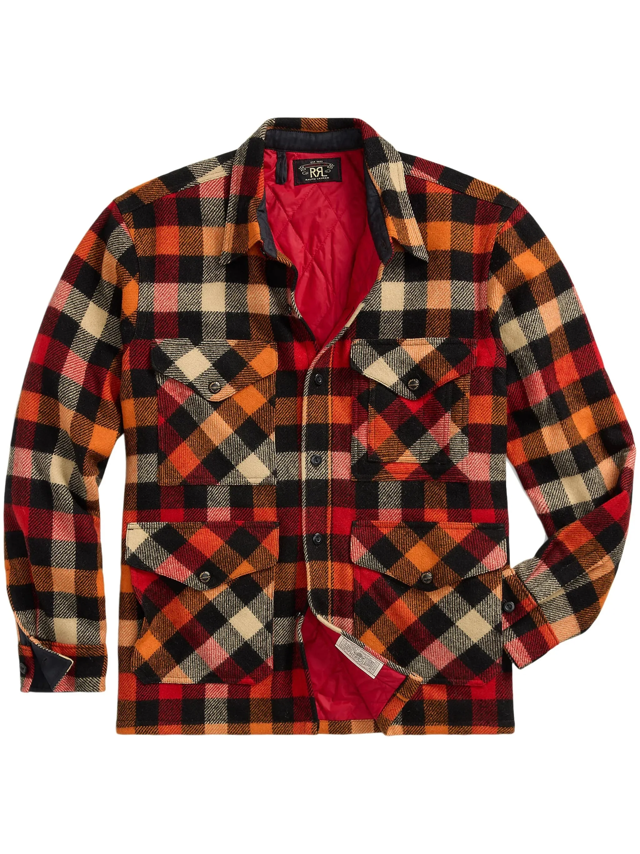 Checked Wool Overshirt - 1