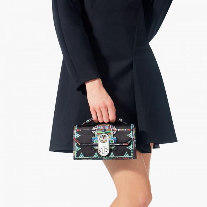 Elisa Baguette S Small MULTI/BLACK MULTI/SILVER 3