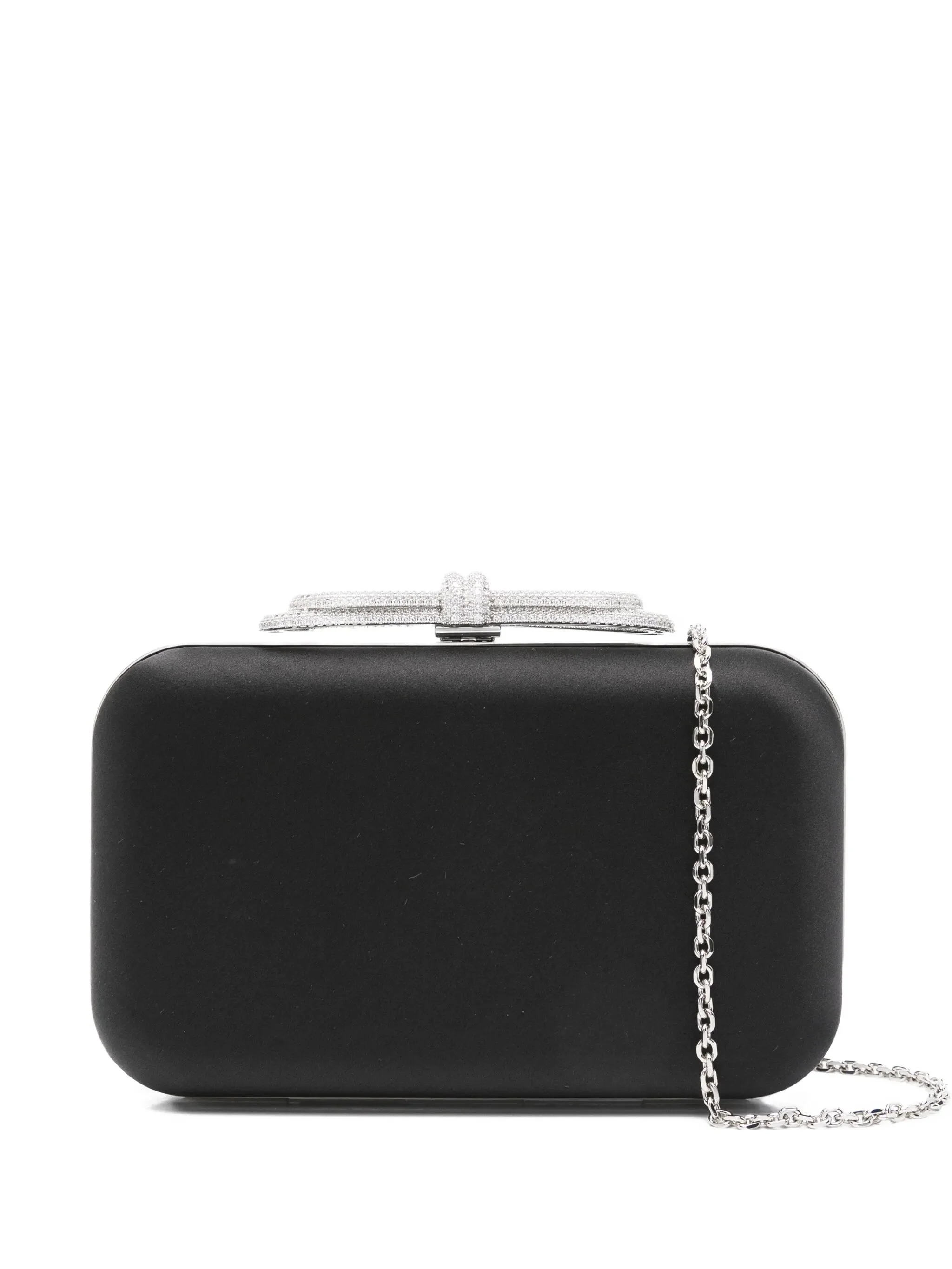 Mach & Mach Crystal-embellished Bow Clutch - 1