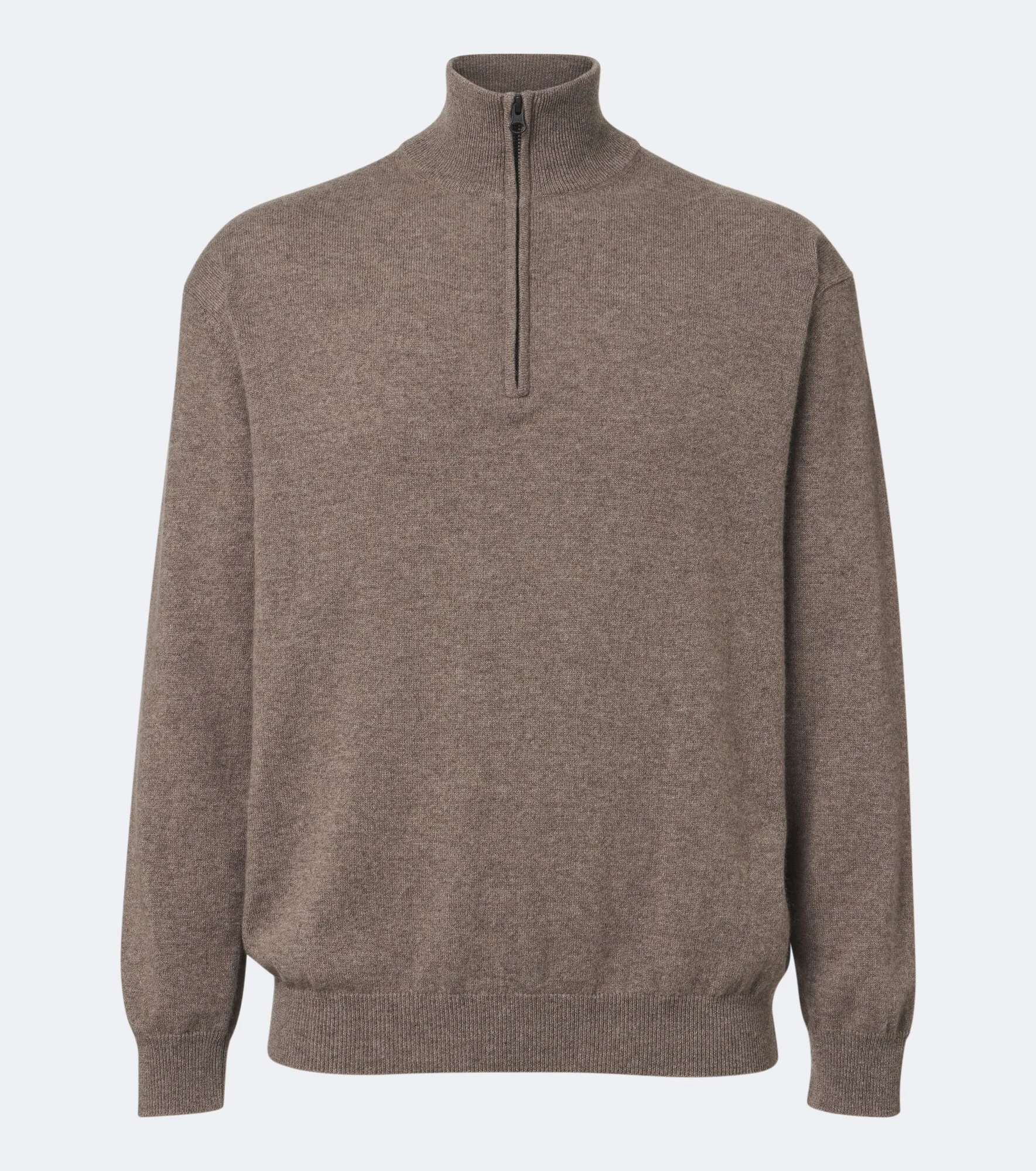Augustus cashmere half-zip sweater - 1
