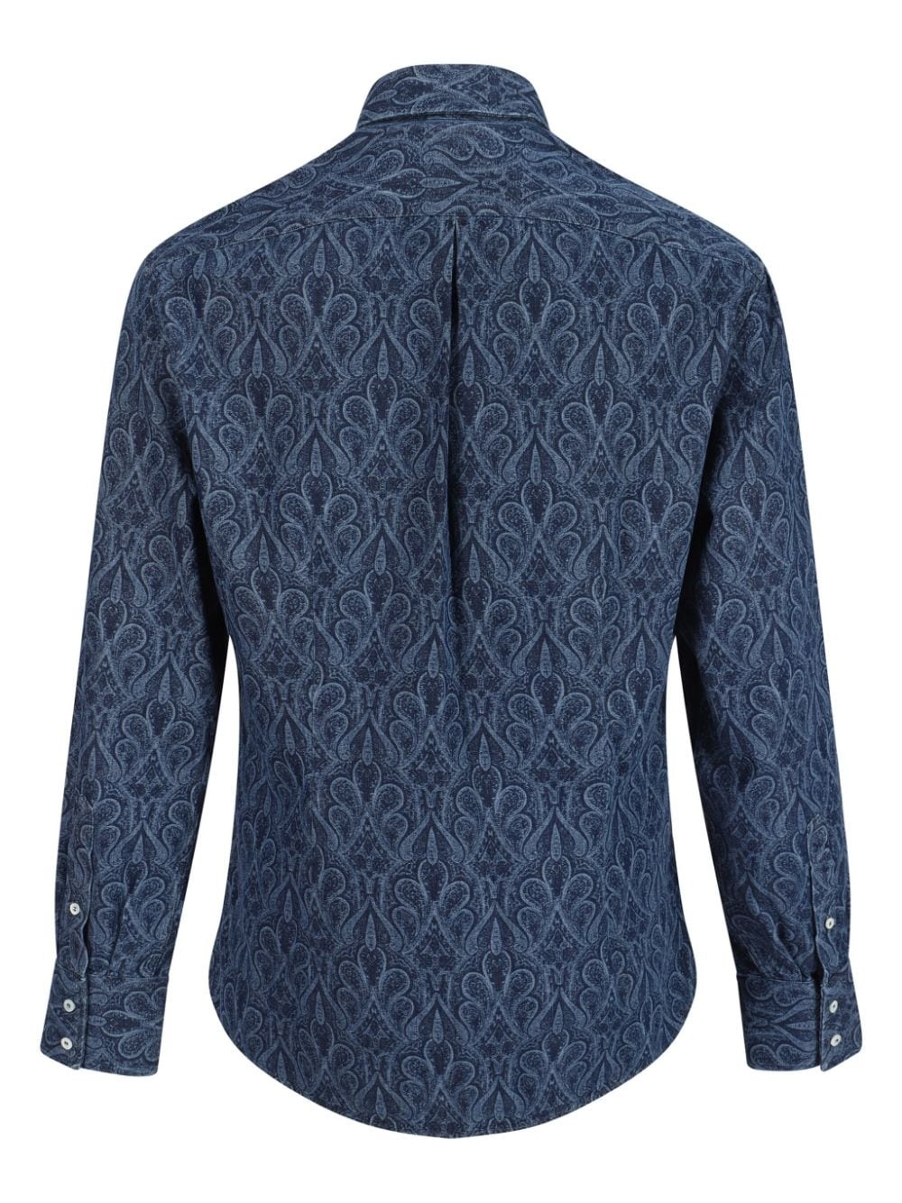 cotton paisley-print shirt - 2