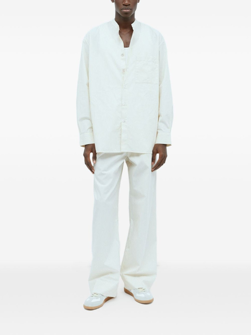 TEKLA x Birkenstock tie-waist striped trousers outlook