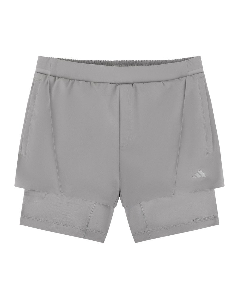 D4T TRAINING 2IN1 SHORTS DOVE GREY 4