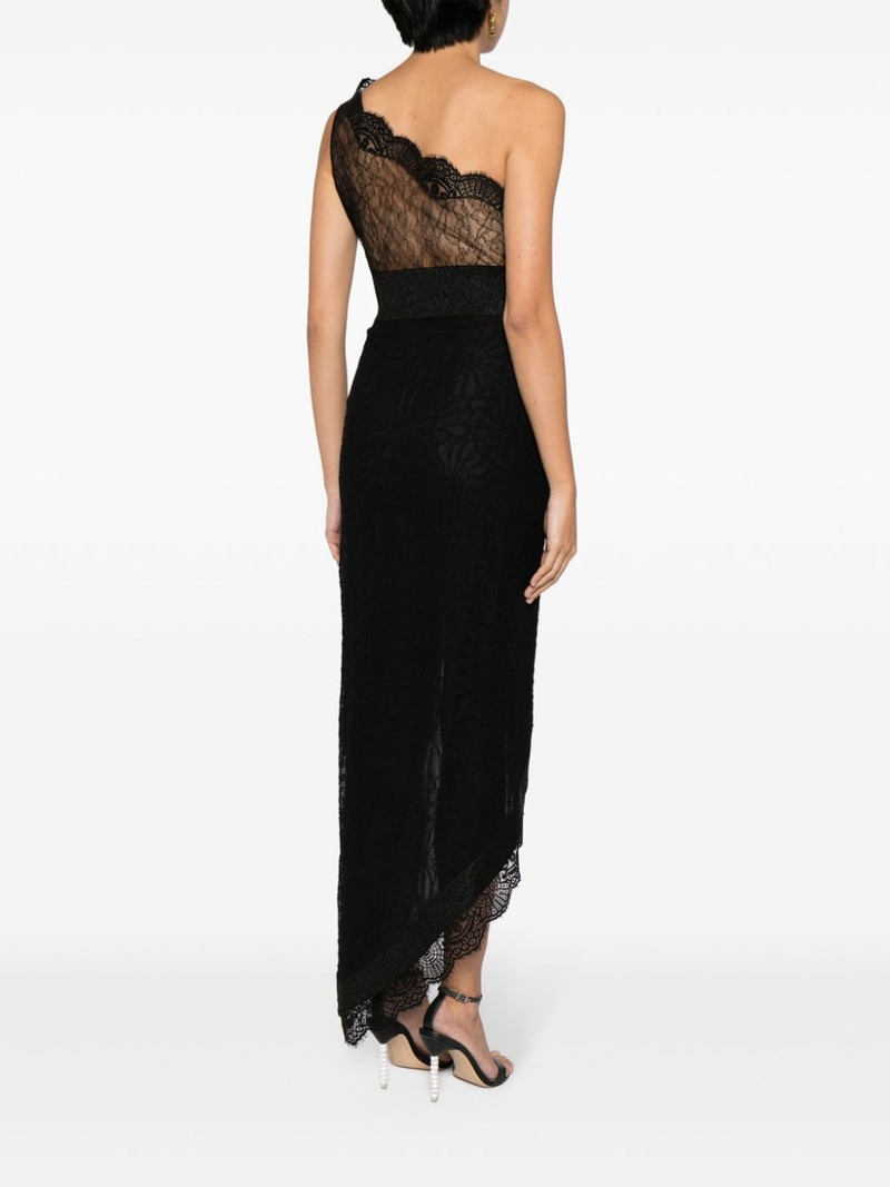 lace-detail one-shoulder dress 4