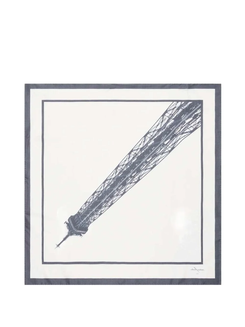 Eiffel Tower-print scarf - 1