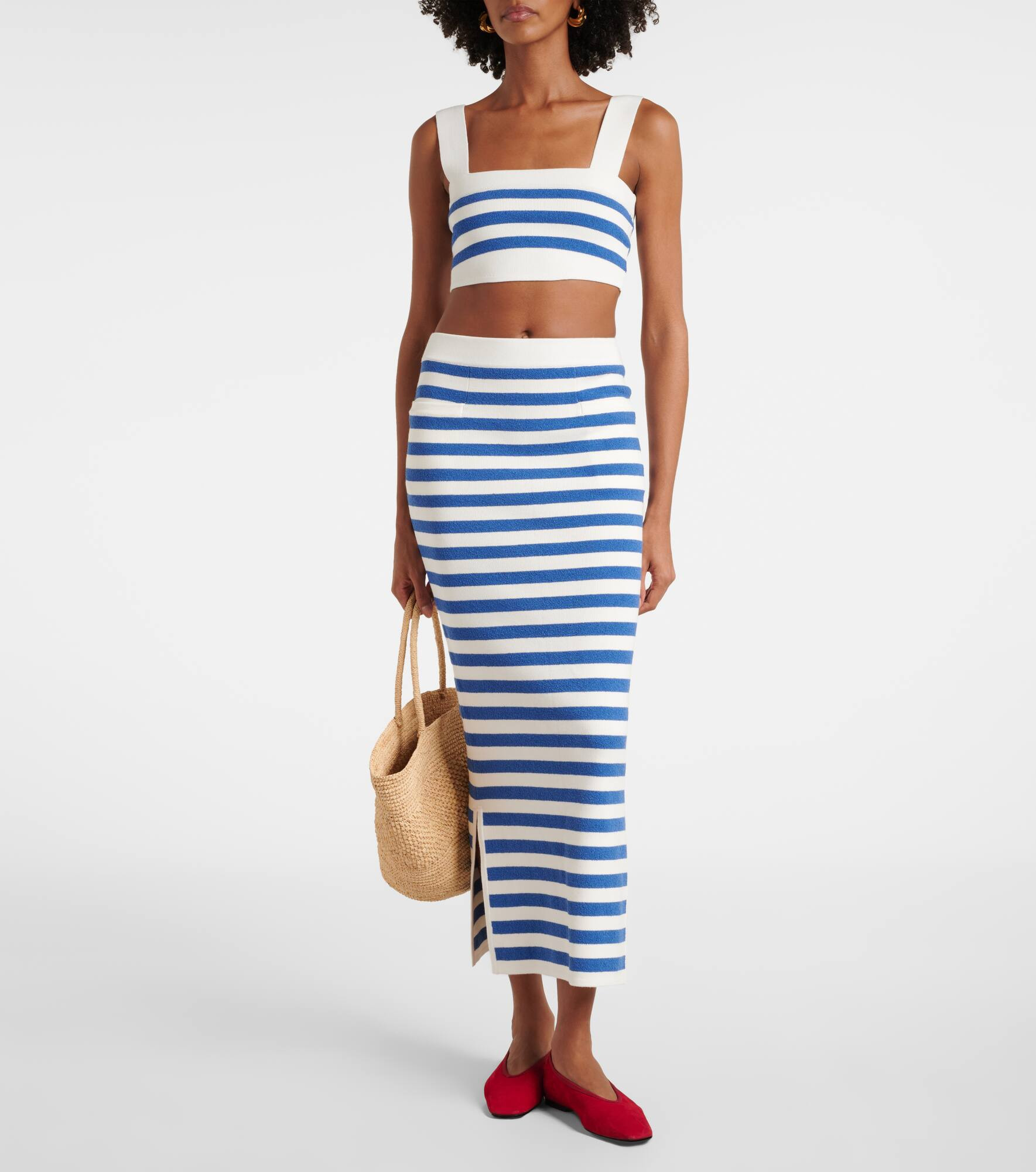 Ari striped pencil skirt - 2