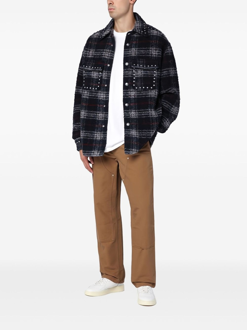 Palm Angels checked shirt jacket outlook