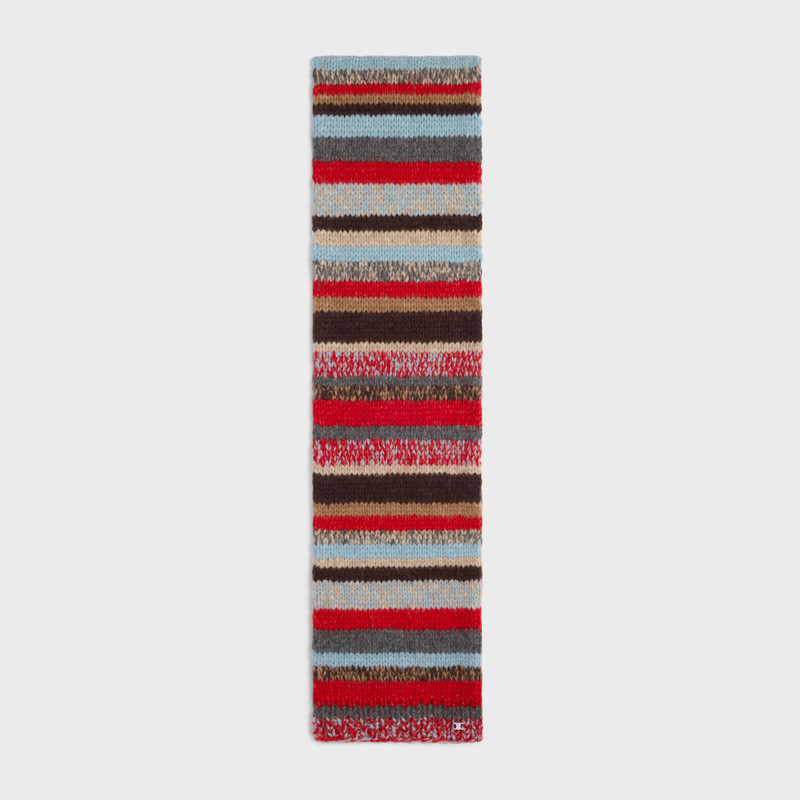 scarf IN MOULINE ALPACA AND WOOL 1