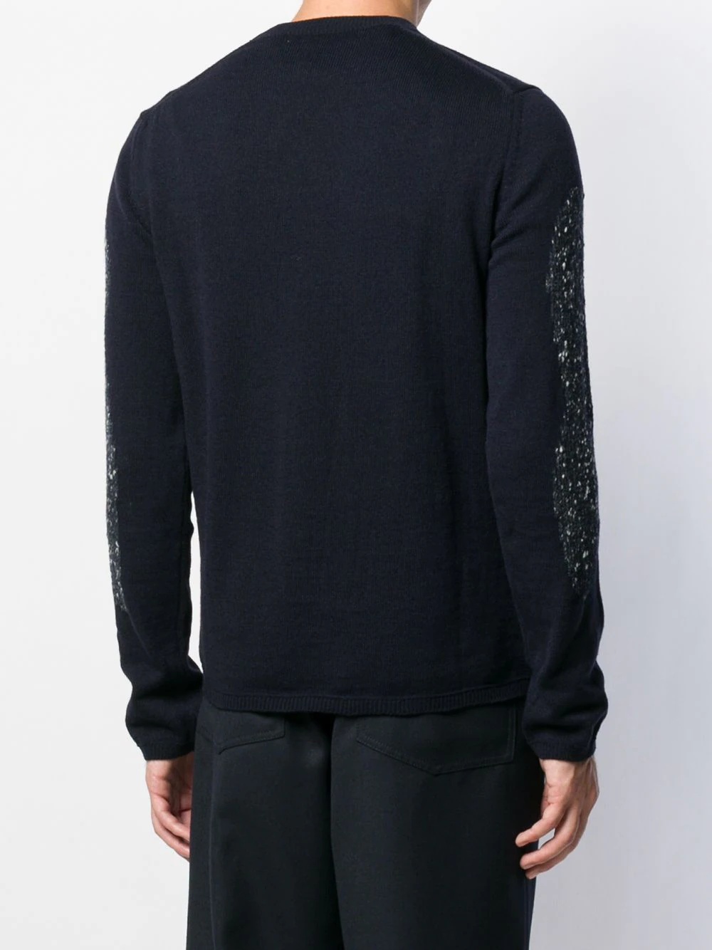 contrast knit jumper - 4