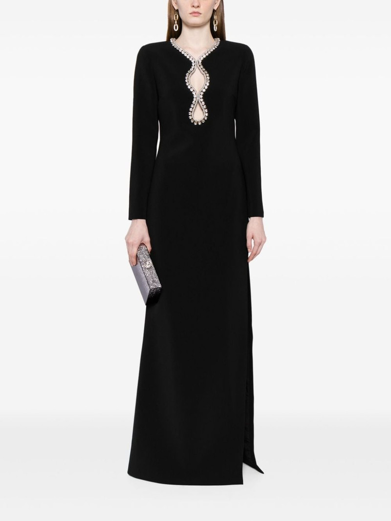 ELIE SAAB crystal-embellished maxi dress outlook