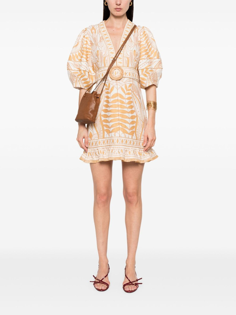 FARM RIO lace-embroidered mini dress outlook