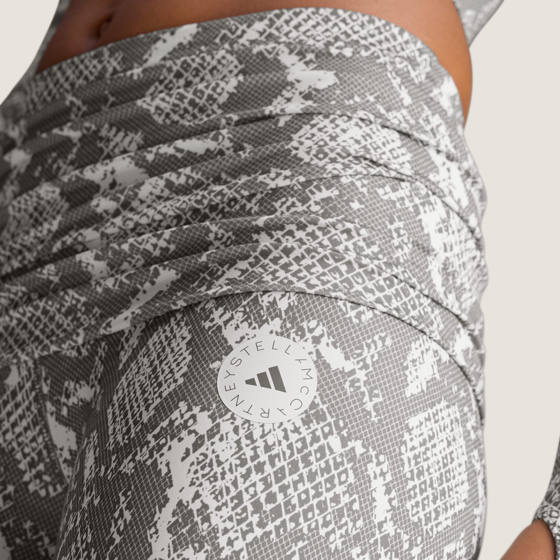 Adidas By Stella McCartney Training Rolltop Splitcuff Leggings Printed - 6